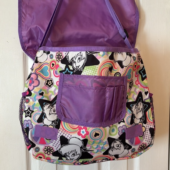 Messenger bag Tinkerbell 15” x 10” Disney adjustable strap velcro closure GDC - Picture 9 of 9